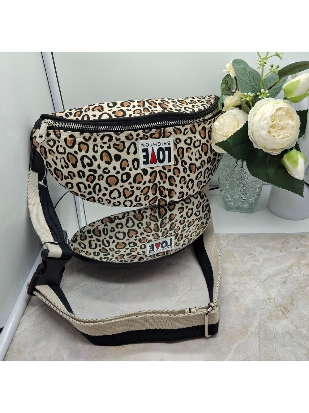 Brighton Animal Print Waist Pack Fanny Pack Bag